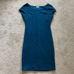 Blue maternity dress